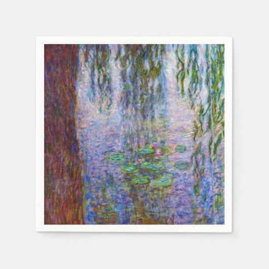 Serviette En Papier Claude Monet - Lys d'eau (Devant)