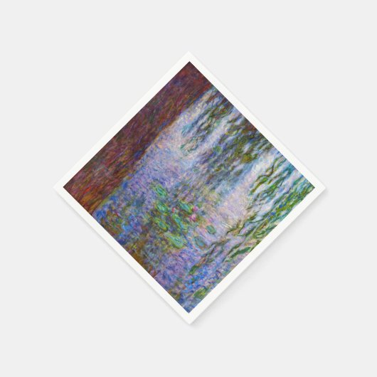 Serviette En Papier Claude Monet - Lys d'eau (Coin)