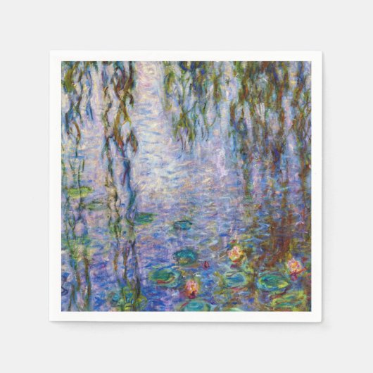 Serviette En Papier Claude Monet - Lys d'eau (Devant)