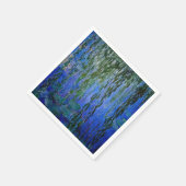 Serviette En Papier Claude Monet - Lys d'eau avec saule plumant (Coin)