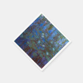 Serviette En Papier Claude Monet - Lys d'Eau Bleue (Coin)