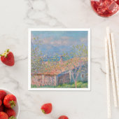 Serviette En Papier Claude Monet - Maison de jardinier à Antibes (En situation)