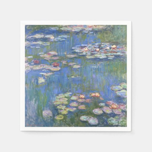 Serviette En Papier Claude Monet // Nappes d'eau (Devant)