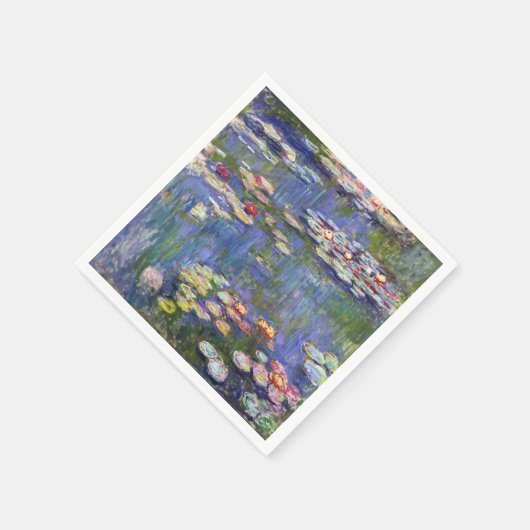 Serviette En Papier Claude Monet - Nymphéas / Nymphéas (Coin)