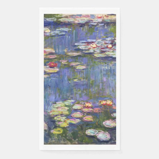 Serviette En Papier Claude Monet - Nymphéas / Nymphéas (Devant)