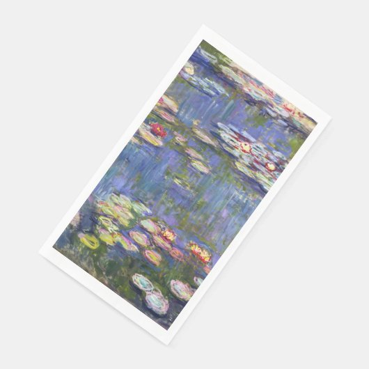 Serviette En Papier Claude Monet - Nymphéas / Nymphéas (Coin)