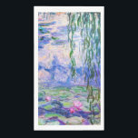 Serviette En Papier Claude Monet - Nymphéas / Nymphéas 1919<br><div class="desc">Nymphéas (W.1852) - Claude Monet,  Huile sur toile,  1916-1919</div>