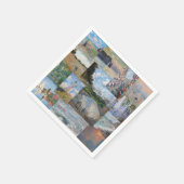 Serviette En Papier Claude Monet - Patchwork de chefs-d'oeuvre (Coin)