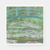 Serviette En Papier Claude Monet pont de football japonais. Impression (Devant)