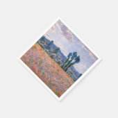Serviette En Papier Claude Monet - Poppy Field 1890 (Giverny) (Coin)