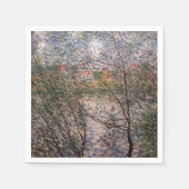 Serviette En Papier Claude Monet - Printemps à travers les branches (Devant)