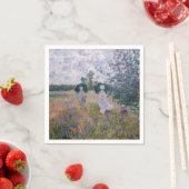 Serviette En Papier Claude Monet - Promenade près d'Argenteuil (En situation)