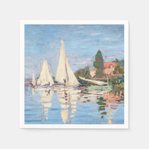 Serviette En Papier Claude Monet - Régates à Argenteuil