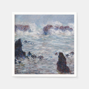 Serviette En Papier Claude Monet - Tempête au large de la côte de Bell