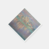 Serviette En Papier Claude Monet - Vetheuil, coucher de soleil (Coin)