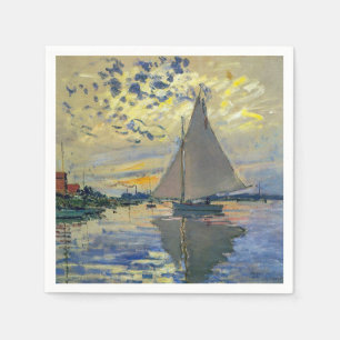 Serviette En Papier Claude Monet - Voilier au Petit-Gennevilliers