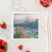 Serviette En Papier Claude Monet - Vue des Tuileries, étude (En situation)