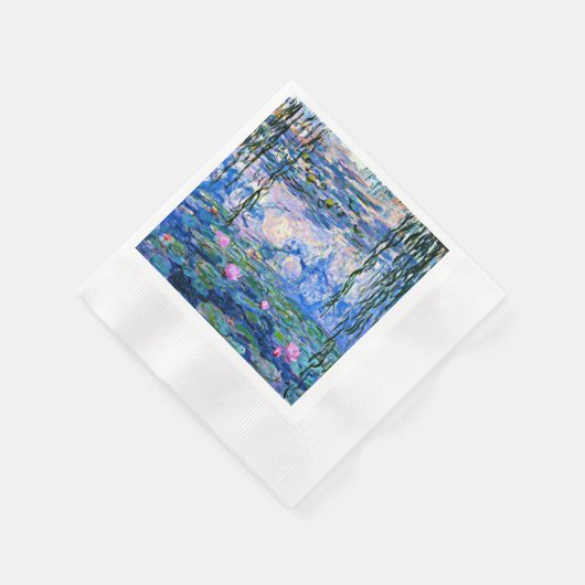 Serviette En Papier Claude Monet - Water Lilies, 1919, (Coin)