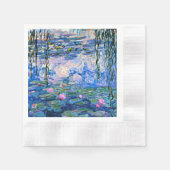 Serviette En Papier Claude Monet - Water Lilies, 1919, (Devant)