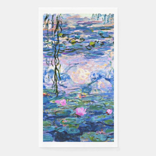 Serviette En Papier Claude Monet - Water Lilies, 1919, (Devant)
