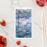 Serviette En Papier Claude Monet - Water Lilies, 1919,<br><div class="desc">Water Lilies,  1919,  célèbre peinture de Claude Monet.</div>
