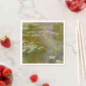 Serviette En Papier Claude Monet - Water Lily Pond 1917 (En situation)