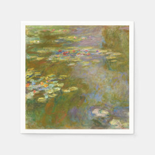 Serviette En Papier Claude Monet - Water Lily Pond 1917