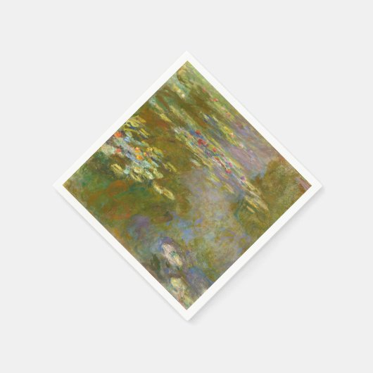 Serviette En Papier Claude Monet - Water Lily Pond 1917 (Coin)