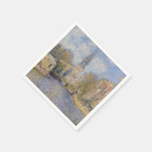 Serviette En Papier Claude Monet - Windmills près de Zaandam (Coin)