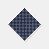 Serviette En Papier Clavier bleu marine (Coin)