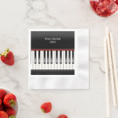 Serviette En Papier clavier piano pour piano récital (En situation)
