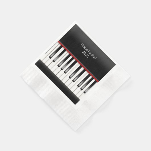 Serviette En Papier clavier piano pour piano récital (Coin)