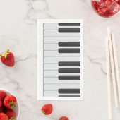 Serviette En Papier Clavier pour piano (En situation)
