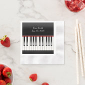 Serviette En Papier Clavier pour piano pour piano Considérant (En situation)