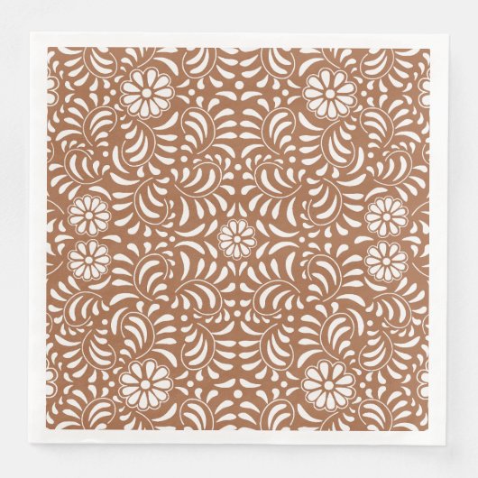 Serviette En Papier Clay Talavera Carrelage espagnol style Fiesta (Devant)