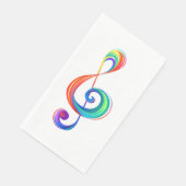 Serviette En Papier Clé arc-en-ciel (Coin)