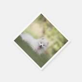 Serviette En Papier Clé blanche souple Chiot (Coin)