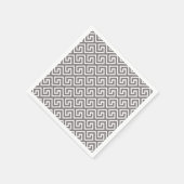 Serviette En Papier Clé grecque classique Carré Motif Swirl (Coin)