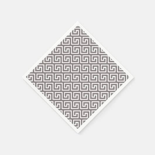 Serviette En Papier Clé grecque classique Carré Motif Swirl (Coin)