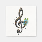 Serviette En Papier Clef mécanique (Devant)