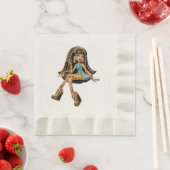 Serviette En Papier Cleo Serviettes (En situation)