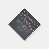 Serviette En Papier Clés de chaîne mariage (Coin)