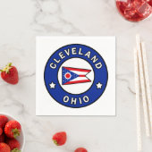 Serviette En Papier Cleveland Ohio (En situation)
