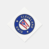 Serviette En Papier Cleveland Ohio (Coin)
