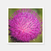 Serviette En Papier Closeup de chardon de lait (Devant)