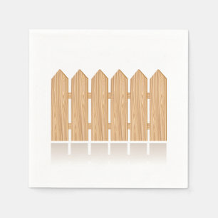 Serviette En Papier Clôture en bois