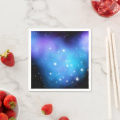 Serviette En Papier Clouages spatiaux Galaxy Starlight (En situation)