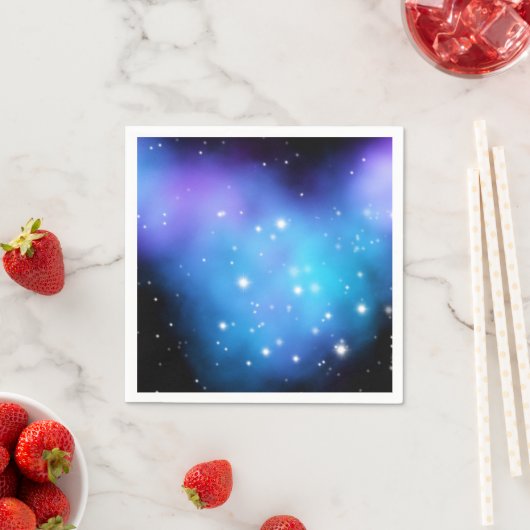 Serviette En Papier Clouages spatiaux Galaxy Starlight (En situation)
