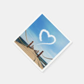 Serviette En Papier Cloud en forme de coeur sans fin (Coin)