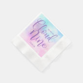 Serviette En Papier Cloud Neuf Baby shower fille (Coin)